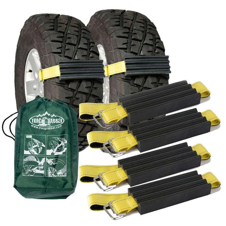 TracGrabber tire traction straps for pickup and SUV